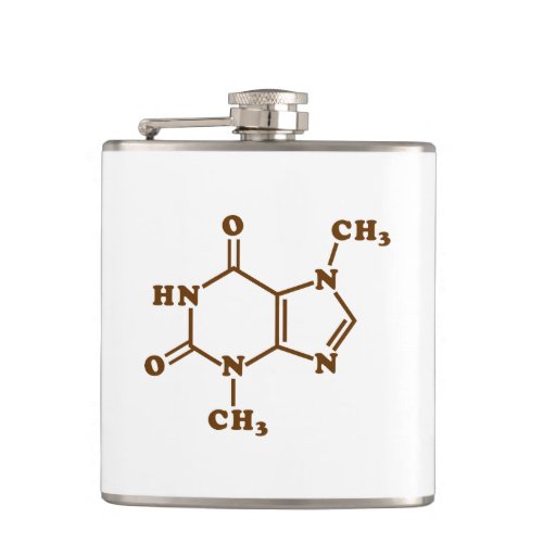 Chocolate Theobromine Molecular Chemical Formula Flask