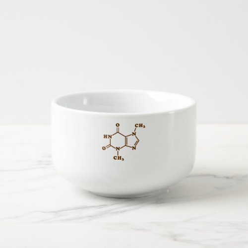 Chocolate Theobromine Molecular Chemical Formula Soup Mug