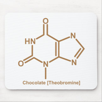 Chocolate theobromine mouse pad