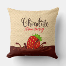 Chocolate Throw Pillow