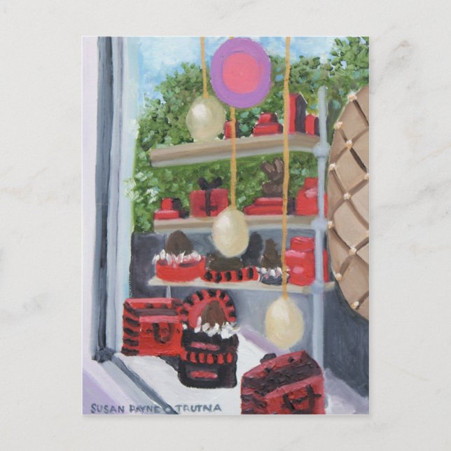 Chocolate Treats from FRANCE Postcard (Front)