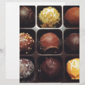Chocolate Truffle Photo (Front/Back)