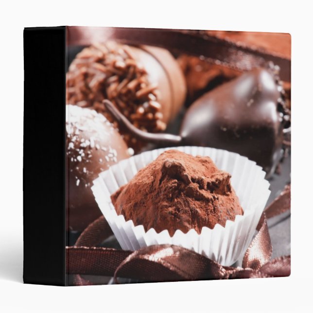 Chocolate truffles binder (Front/Spine)