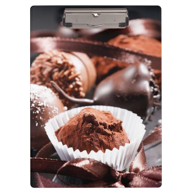 Chocolate truffles clipboard (Front)