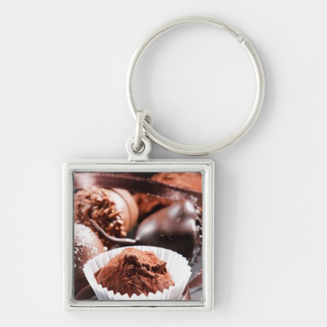 Chocolate truffles keychain (Front)