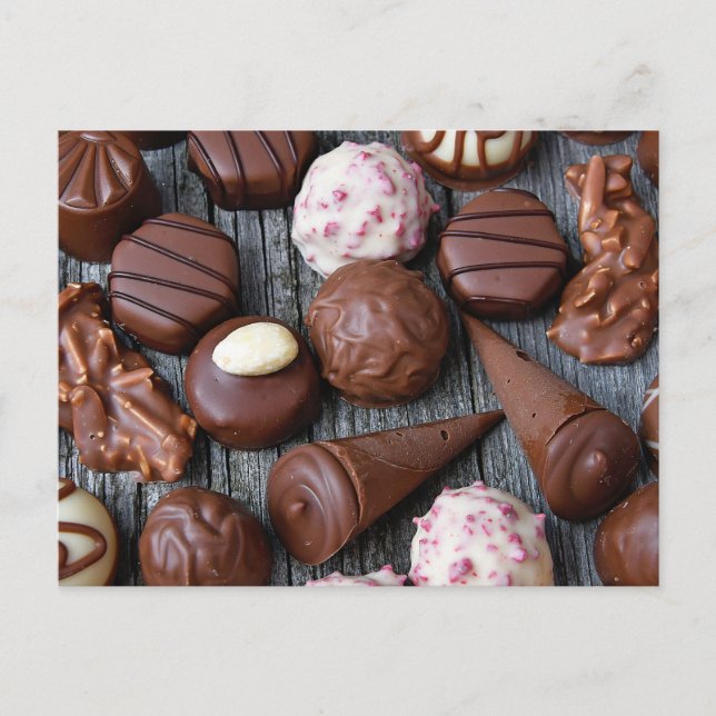 Chocolate Truffles Photo Postcard (Front)