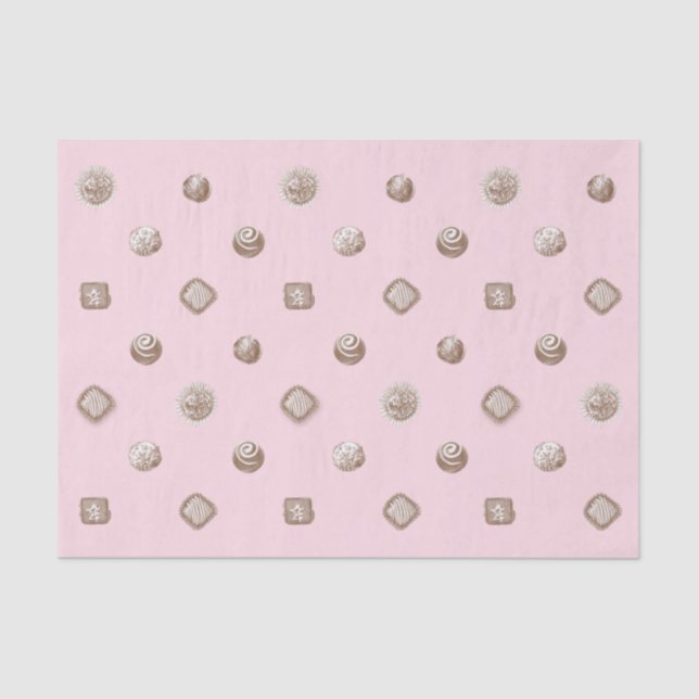 Chocolate Truffles Tissue Paper (Front)