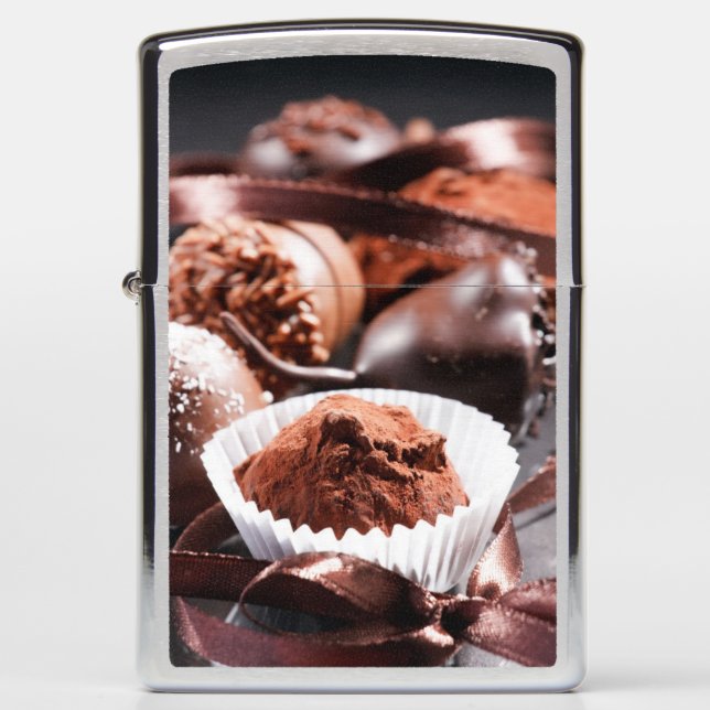 Chocolate truffles zippo lighter (Front)