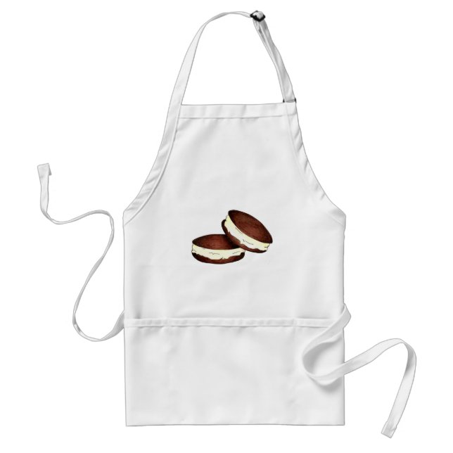Chocolate Whoopie Pie PA Dutch Dessert Foodie Adult Apron (Front)