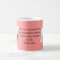 Chocolate Wine and Cats Facts of Life Mug