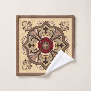 Chocolate Wine Wash Cloth