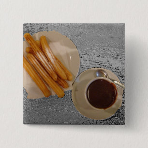 Chocolate y Churros Button