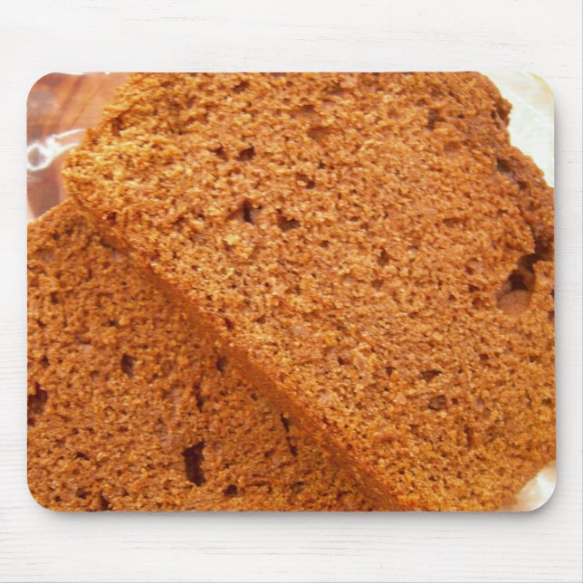 Chocolate zucchini bread mouse pad (Front)