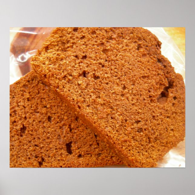 Chocolate zucchini bread poster (Front)