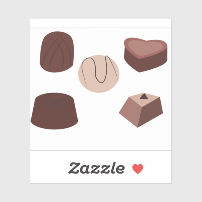 Chocolates Sticker (Sheet)