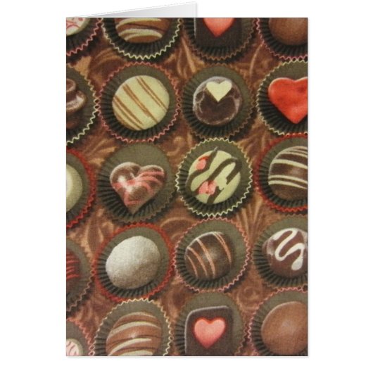 Chocolates & Truffles Cards (Front)