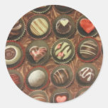 Chocolates &amp; Truffles Classic Round Sticker