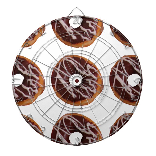 Chocolatey Goodness! Dartboard With Darts (Front)