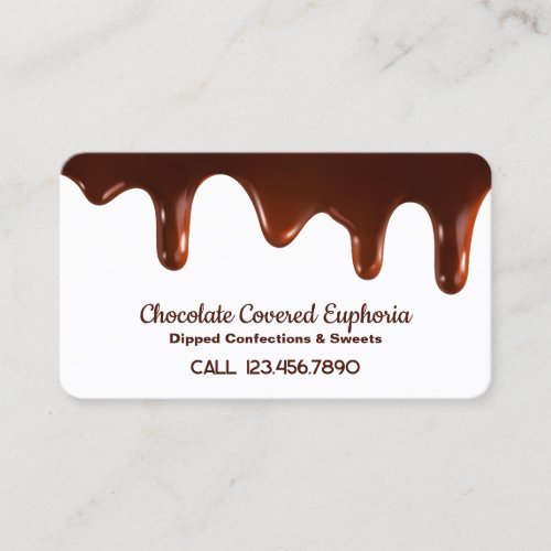  Chocolatier Business Card