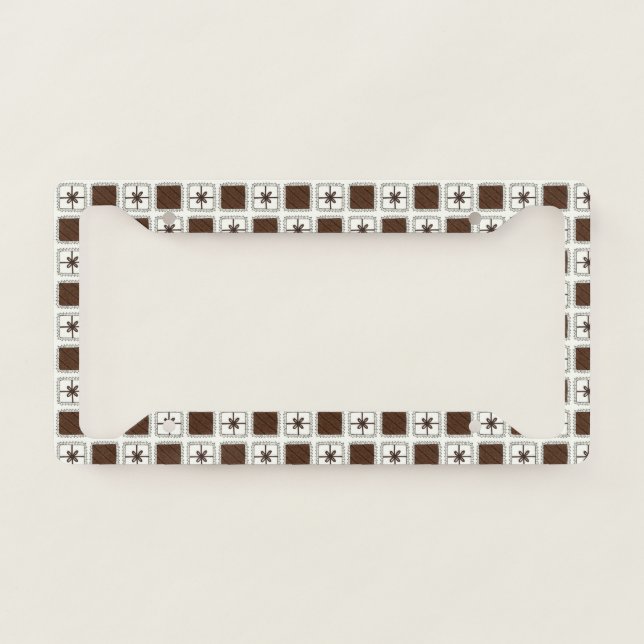 Chocolatier Chocolate Bon Bon Candy Foodie Sweets License Plate Frame (Front)