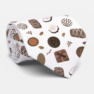 Chocolatier Chocolate Candies Neck Tie