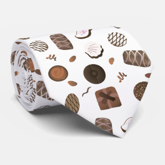 Chocolatier Chocolate Candies Neck Tie