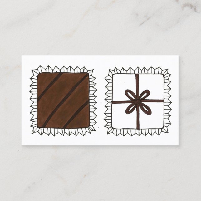 Chocolatier Chocolate Shop Candy Store Bon Bons Business Card (Front)