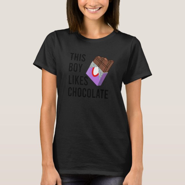 Chocolatier Cocoa Chocolate Chef Ironic Quote T-Shirt (Front)