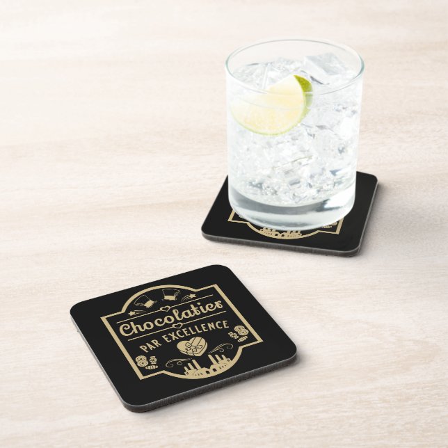 Chocolatier Maker Beverage Coaster (Right Side)