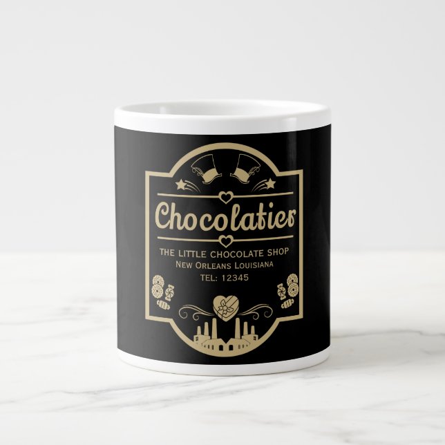 Chocolatier Maker Giant Coffee Mug (Front)