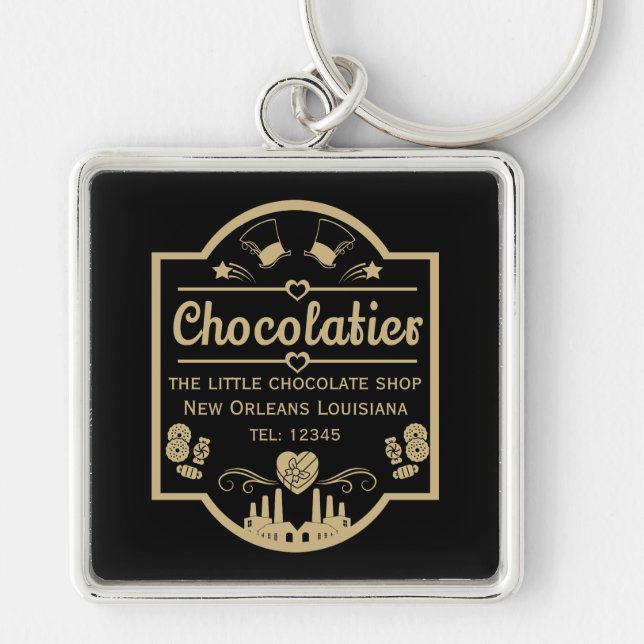 Chocolatier Maker Keychain (Front)