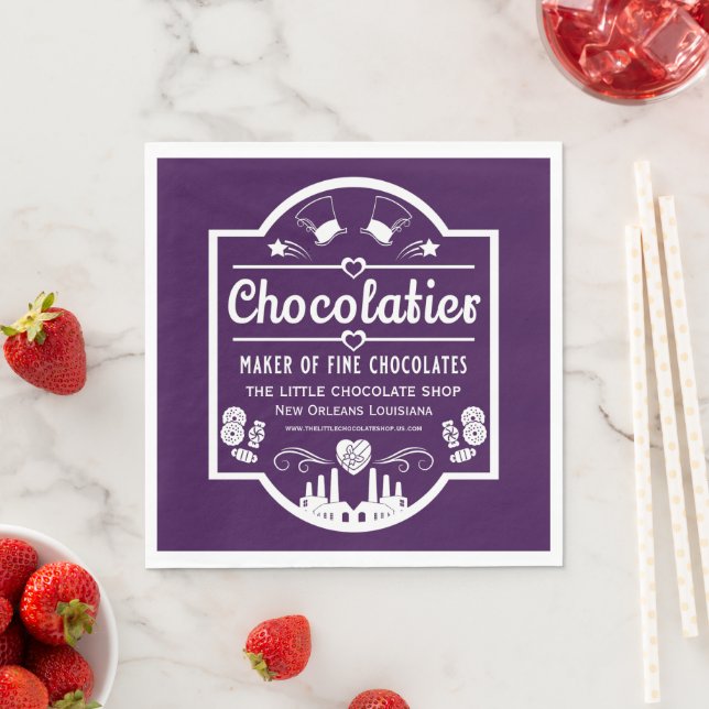 Chocolatier Maker Napkins (Insitu)