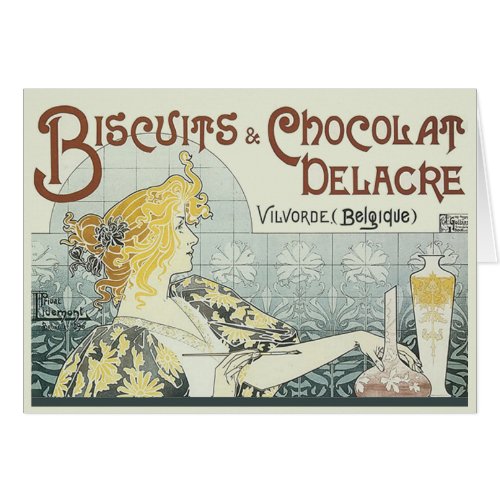 Chocoloate Art Nouveau Woman
