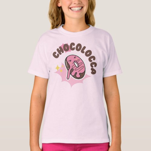 chocolocca crazy for chocolate with donuts T_Shirt