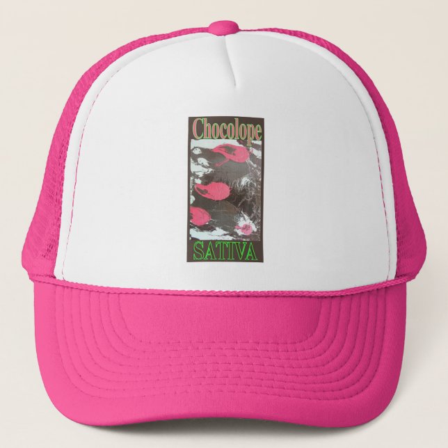 CHOCOLOPE SATIVA TRUCKER HAT (Front)