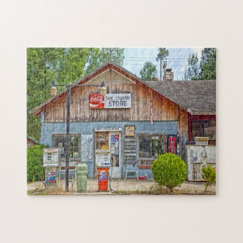 Choctaw Bluff general store Alabama Jigsaw Puzzle