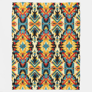Choctaw Nation Pattern Fleece Blanket