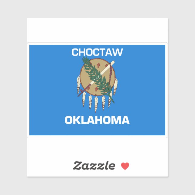 Choctaw Oklahoma Sticker (Sheet)