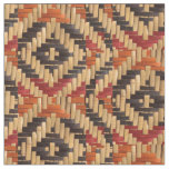 Choctaw Rivercane Basket Design Fabric