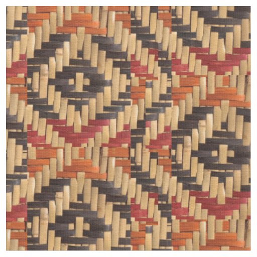 Choctaw Rivercane Basket Design Fabric