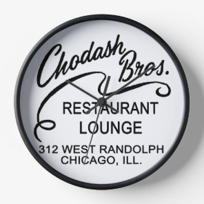 Chodash Bros. Restaurant, Chicago, Illinois Clock