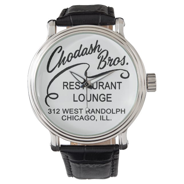 Chodash Bros. Restaurant, Chicago, Illinois Watch (Front)