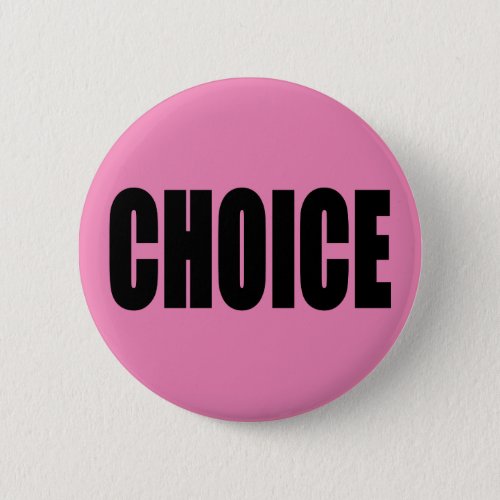 CHOICE a Womans Right Button