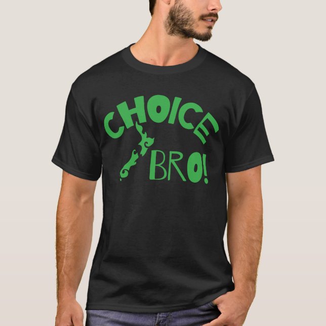 Choice Bro (Kiwi New Zealand map) T-Shirt (Front)