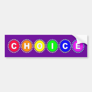 choice bumper sticker