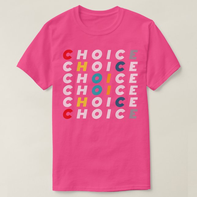 Choice Crossword  T-Shirt (Design Front)