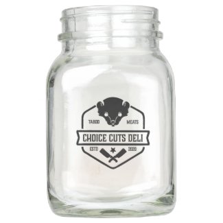 Choice Cuts Deli Logo Mason Jar