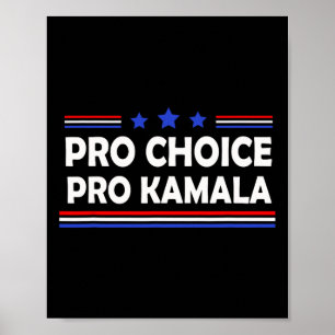 Choice Pro Kamala 2024 Feminist Women's Rights Har Poster