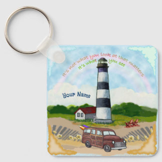 Choice Rainbow Lighthouse Keychain