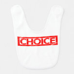 Choice Stamp Baby Bib